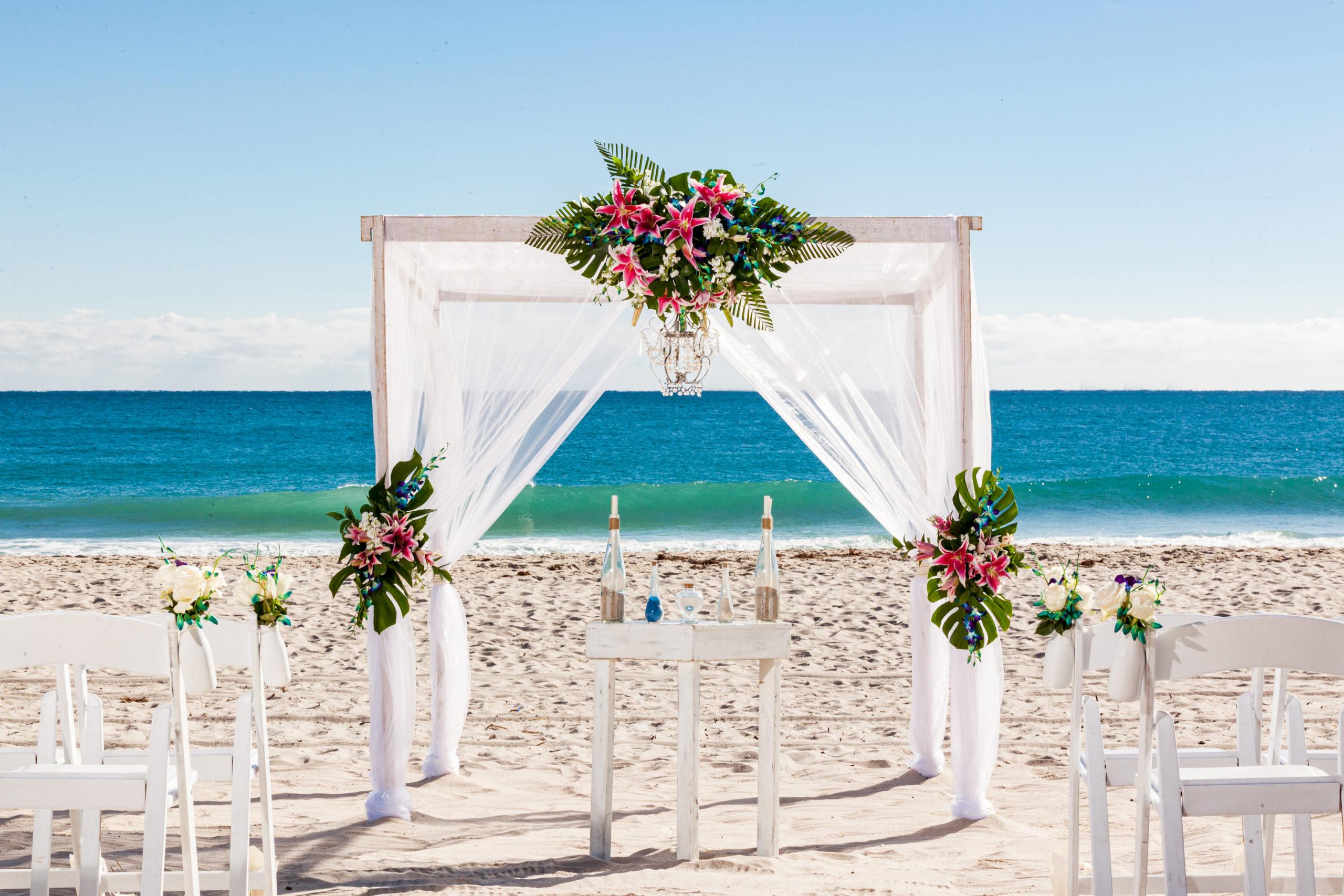 Tropical Florida Beach Wedding Wedding Bells Seashells